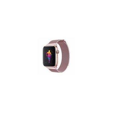 Imagem de Pulseira Magnética para Apple Watch 42mm 44mm 45mm 49mm Aço Inoxidável
