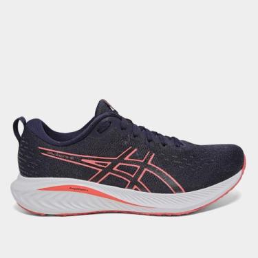 Imagem de Tênis Asics Gel-Excite 10 Feminino, Azul, Pink, 35