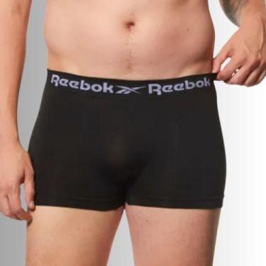 Imagem de Cueca Reebok Boxer Microfibra Sem Costura, GG, Preto