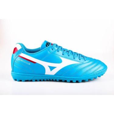 Imagem de Chuteira Society Mizuno Masculina Morelia Club AS 107681681, 39, Azul,