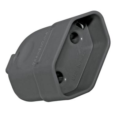 Imagem de Plugue Fêmea 2P 10A 250V 57403152 para Extensões Preto Tramontina