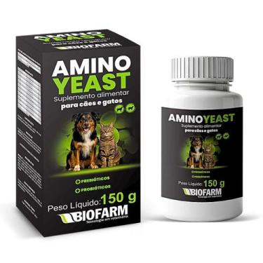 Imagem de Suplemento Alimentar com Prebióticos e Probióticos AminoYeast para Cãe