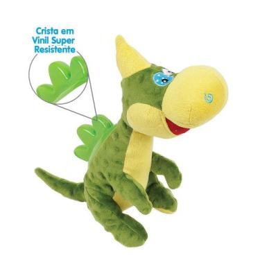Imagem de Brinquedo para cachorro pelúcia Dragão Verde Chalesco - Brinquedo mord