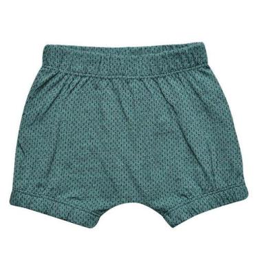 Imagem de Shorts bebê unissex saruel com elástico com tracinhos malha jaquard ve