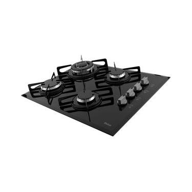 Imagem de Cooktop a Gás Philco Cook Chef 4 TC 4 Bocas Vidro Temperado Preto Bivolt