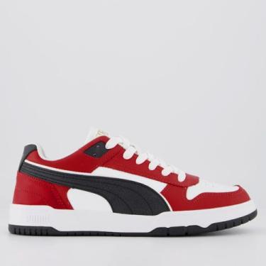Imagem de Tenis Puma RBD Game Low BDP Preto Branco e Vermelho, 38