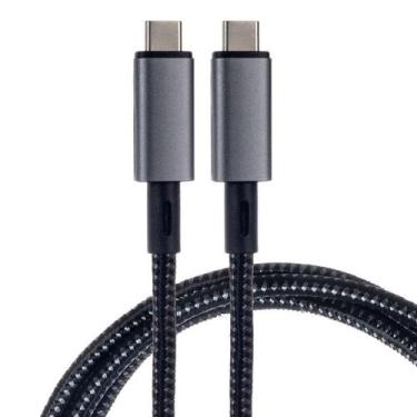 Imagem de Cabo Usb C X C 3.2 - 10gbps 100w 2m Aluminio 36.685 Cg - Cabos Golden