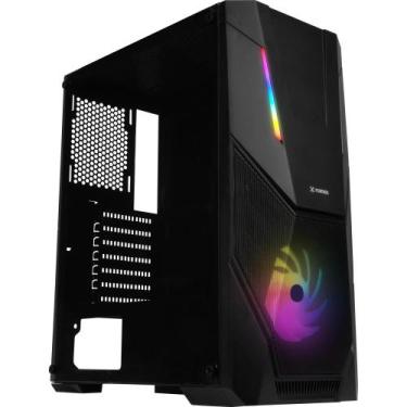 Imagem de Gabinete Gamer Fortrek Mid Tower Black Hawk RGB Preto