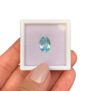 Imagem de Água Marinha Azul Oval 3,11ct - ENE2ESE