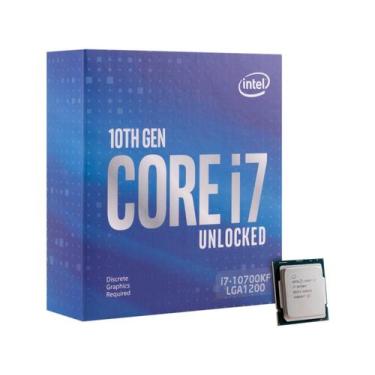 Imagem de Processador INTEL Core I7-10700KF LGA 1200 BX8070110700KF OCTA Core 3,
