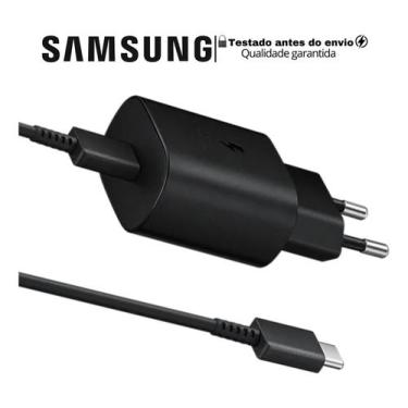 Imagem de Carregador Original Samsung Turbo A06 A16 A26 A36 A56 25w Br, Preto