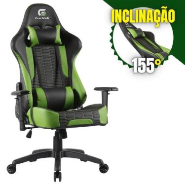 Imagem de Cadeira Gamer Barata de material sintético de Alto Conforto Com Regula