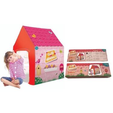Imagem de Barraca Toca Casinha Cabana Infantil Clube das Meninas Rosa Fácil de M