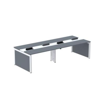 Imagem de Estação de Trabalho Mesa Plataforma Escritório para 4 Pessoas Dupla co