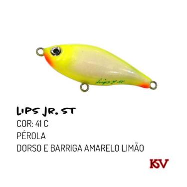 Imagem de Isca Lips Jr St Artificial da Kv Ótimo Stick 6,5cm P/ Robalo, 41c