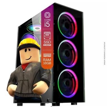Imagem de Computador Desktop Gamer Tob Computers TOB Intel Core I5 16GB RAM SSD 480GB Windows 10 Pro Trial Preto