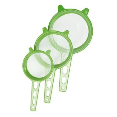 Imagem de Kit Peneira de Plastico para Cozinha COR Variada - Alves Plásticos