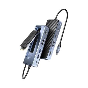 Imagem de Hub USB-C Para Laptop Com Estação De Acoplamento 4K60Hz HDMI 100W PD R