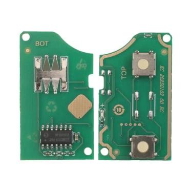 Imagem de Chave De Carro Com Controle Remoto 434MHZ Jingyuqin Chip ID48 Para VW 