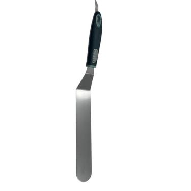 Imagem de Kit C/ 2 Espatula Inox 35cm Confeiteiro Cabo Emborrachado - Dalla Vall