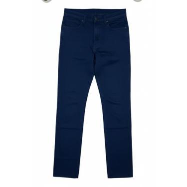 Imagem de Calça Masculina Slim Algodão DLZ, Marinho naval, 42