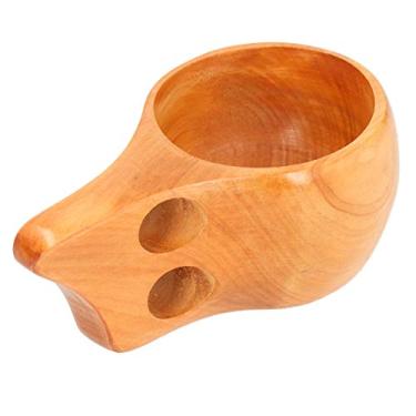 Imagem de Xícara de chá de madeira, xícaras de café, caneca de café para beber chá (orifício duplo)