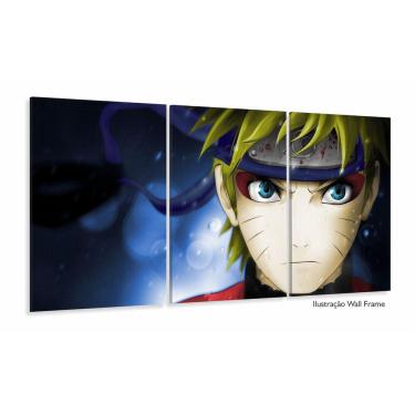 Imagem de Quadros Decorativos Naruto 120x60 3 peças em Tecido