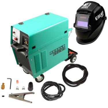 Imagem de Solda MIG/MAG 280A Vulcano Trifásica BALMER + Máscara Automática MAB-90 BALMER