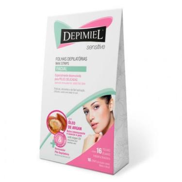 Imagem de Folhas Para Depilação Facial Depimiel Sensitive 16 Unidades