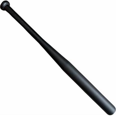 Imagem de Taco de beisebol – 71 cm – Taco preto de softbol autodefesa – Taco de liga de alumínio preto de softbol Home Defense – Taco de beisebol de metal