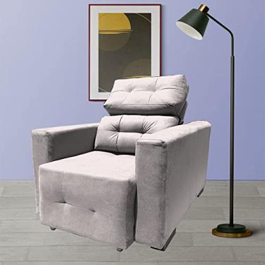 Imagem de Poltrona Do Papai Reclinável Retrátil Isabelle Bege Claro