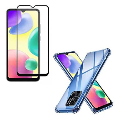 Imagem de Kit Capa Anti Impacto e Película 5D 9D Cerâmica Para Xiaomi Redmi Note 11s Redmi 10C Poco X4 Pro (Redmi 10A)