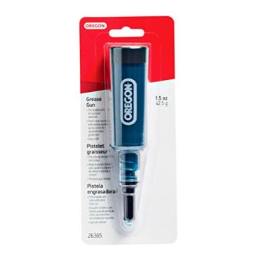 Imagem de Oregon Pistola de graxa para motosserras, lubrificante pré-carregado para todos os fins, fácil recarga, universal para a maioria das marcas/modelos de correntes e cortadores de serra (26365)