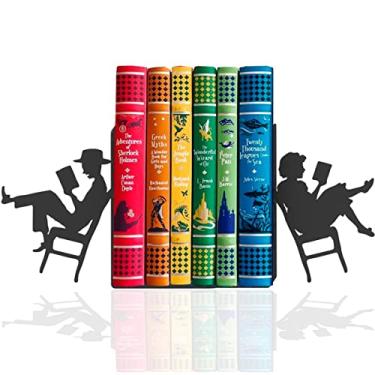 Imagem de Porta Livros Bibliocanto Aço Suporte Aparador de Livros Leitura a dois Leia Livro Casal Leitor PeculiArtes