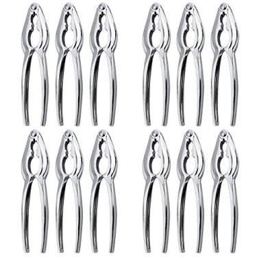 Imagem de FFNIU 12 peças de biscoitos e ferramentas de caranguejo, biscoitos de lagosta, biscoitos de nozes para pernas de caranguejo, ferramentas de palheta de biscoito de frutos do mar resistentes,