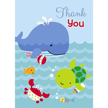 Imagem de Cartões de agradecimento Under the Sea, 8 unidades