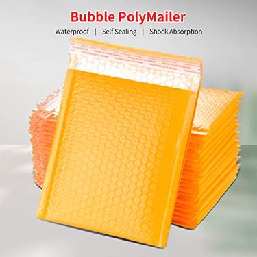 Imagem de LUGU Malas de bolhas com envelope de t nsporte acolchoado Bolsa PolyMailer com selagem automática Sacos de presente pa revista de entrega Em gem de 50 x 11 x 15 cm / 4,3 x 5,9 pol.