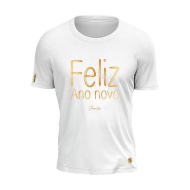 Imagem de Camiseta Feliz Ano Novo Shap Life Algodão T-Shirt