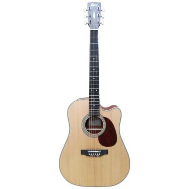 Imagem de Violão Elétrico Folk Tampo Maciço Spruce Cort Mr 500e Op Cutway Preamp Cort Com Captado...