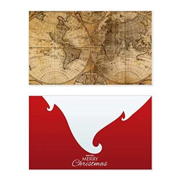 Imagem de Mapa-múndi Veias Padrão Fundo Feriado, Feliz Natal, Cartão de Parabéns, Mensagem de Letras de Natal