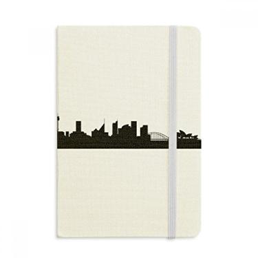 Imagem de Caderno de anotações da Austrália City Landmark Sydney Harbour Bridge oficial de tecido rígido diário clássico