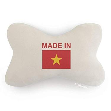 Imagem de DIYthinker Almofada de apoio de cabeça feita no Vietnã Country Love para decoração de pescoço