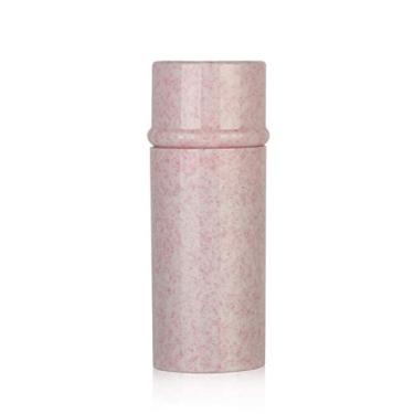 Imagem de Pincel de blusher em pó facial, pincel de base, alça extensível, conjunto de pincéis de maquiagem curtos para mãe, namorada (rosa)