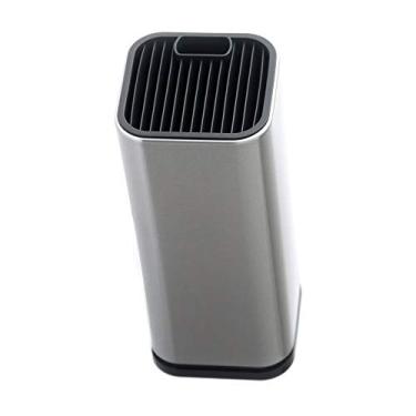 Imagem de Cepo Universal Em Aço Inox Suporte Para Guardar Facas