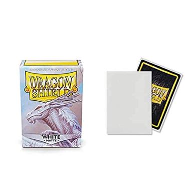 Imagem de Dragon Shield Matte White Standard Size 100 ct Card Sleeves Individual Pack