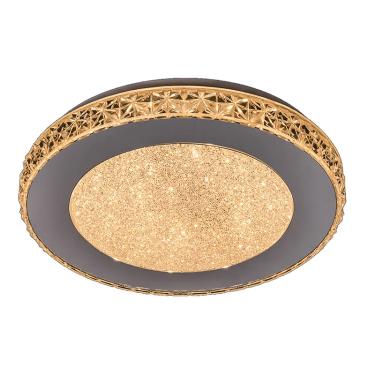 Imagem de Plafon Led Acrilico Redondo 40cm 24w 3000k 2100lms Bivolt Ref.DCX00344 - Sindora