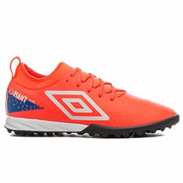 Imagem de Umbro Chuteira Society Adamant Club Masculino - Coral, branco e Azul 41