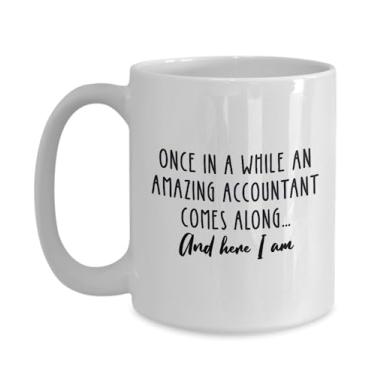 Imagem de Caneca de café incrível de contador, presente de contador, presente para contador, presentes de contador para amigos, presente de agradecimento do contador, ideia de presente de aniversário de Natal (425 g)
