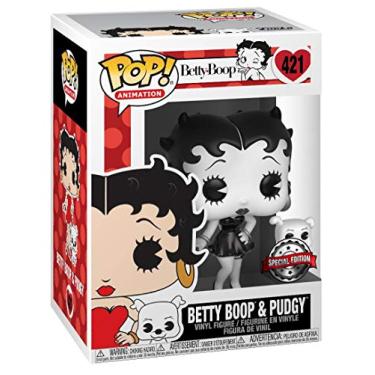 Imagem de Betty Boop & Pudgy 421 Boneco Funko Pop! Chase Exclusiva Colecione Express