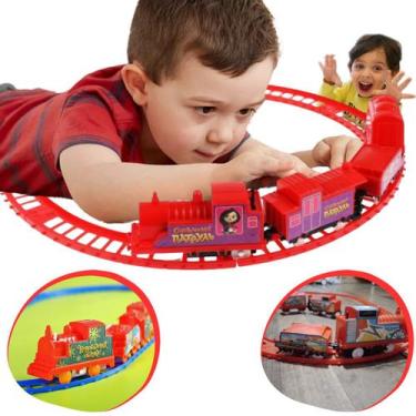 Ferrorama Super Trem Bala Mini Presente Brinquedo Decoração
